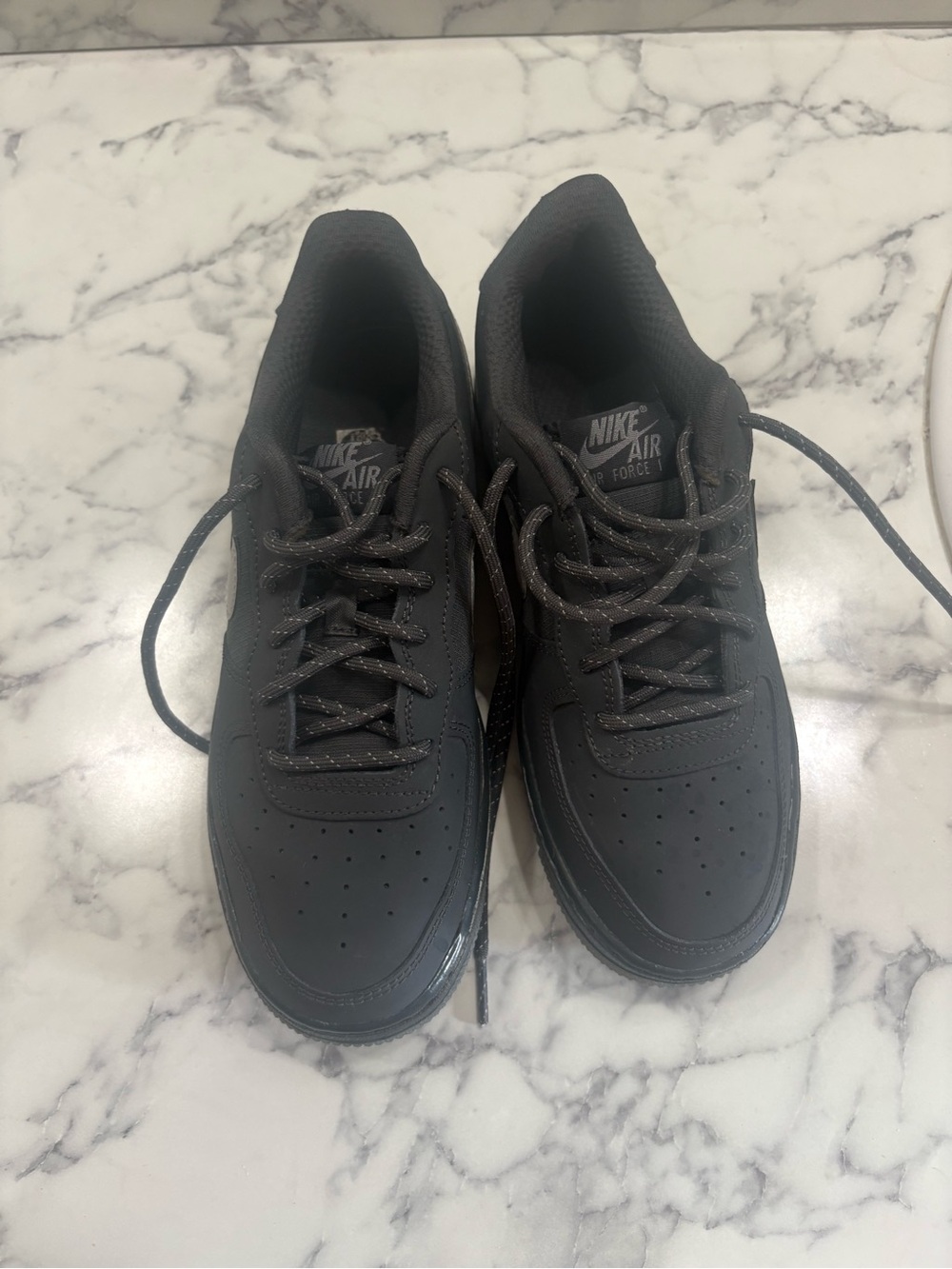 Nike Air Force 1 Low Top Sneakers — Black